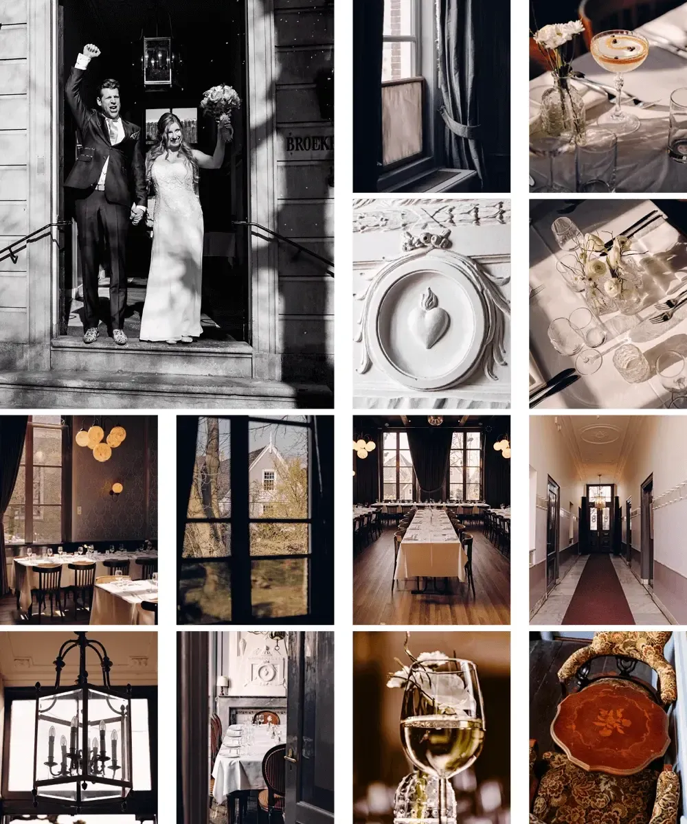 Het Broeker Huis boasts monumental rooms for patrties and weddings, a restaurant and a romantic courtyard